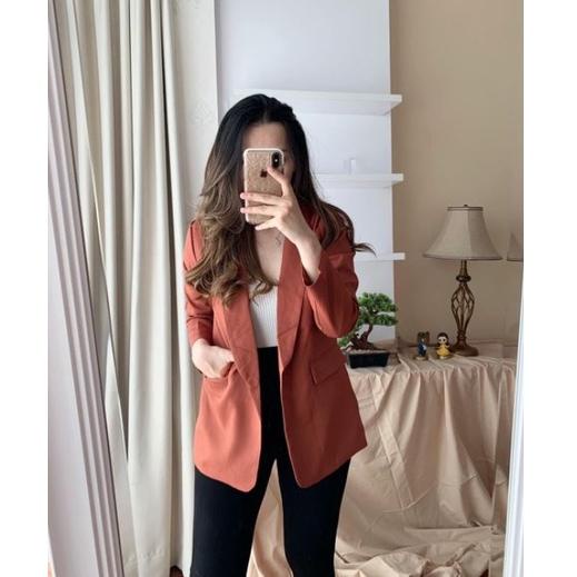 HARGA TERMURAAH LOVIND Korean Blazer Premium Import tebal adem 7503