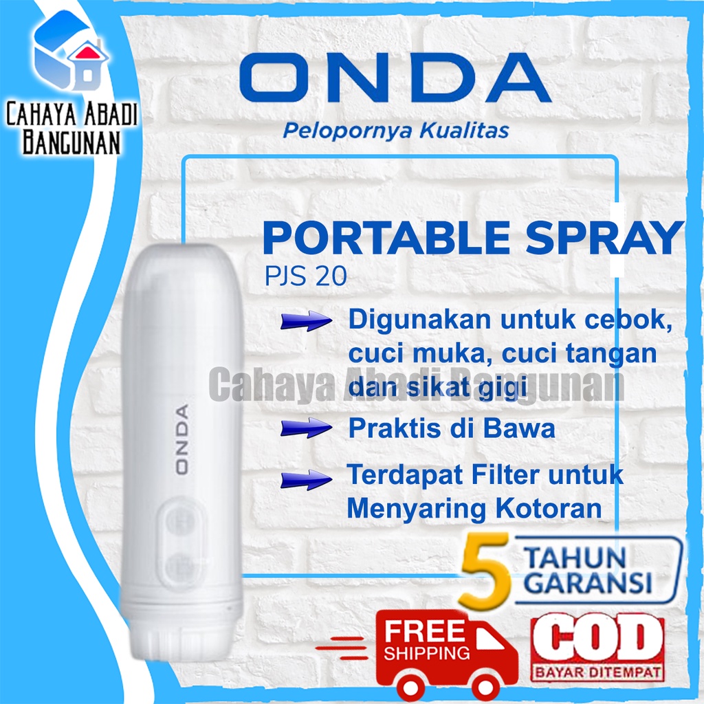 ONDA Portable Travel Shower Spray PJS 20