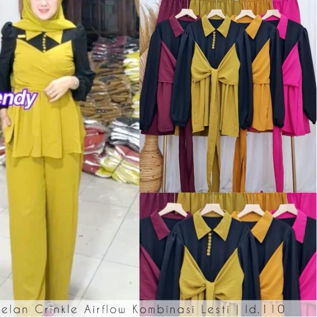 Star 12.12 LESTI SET KANCING VERSI HITAM TERBARU CRINKLE AIRFLOW LD 110 // ONE SET LESTI KANCING // 