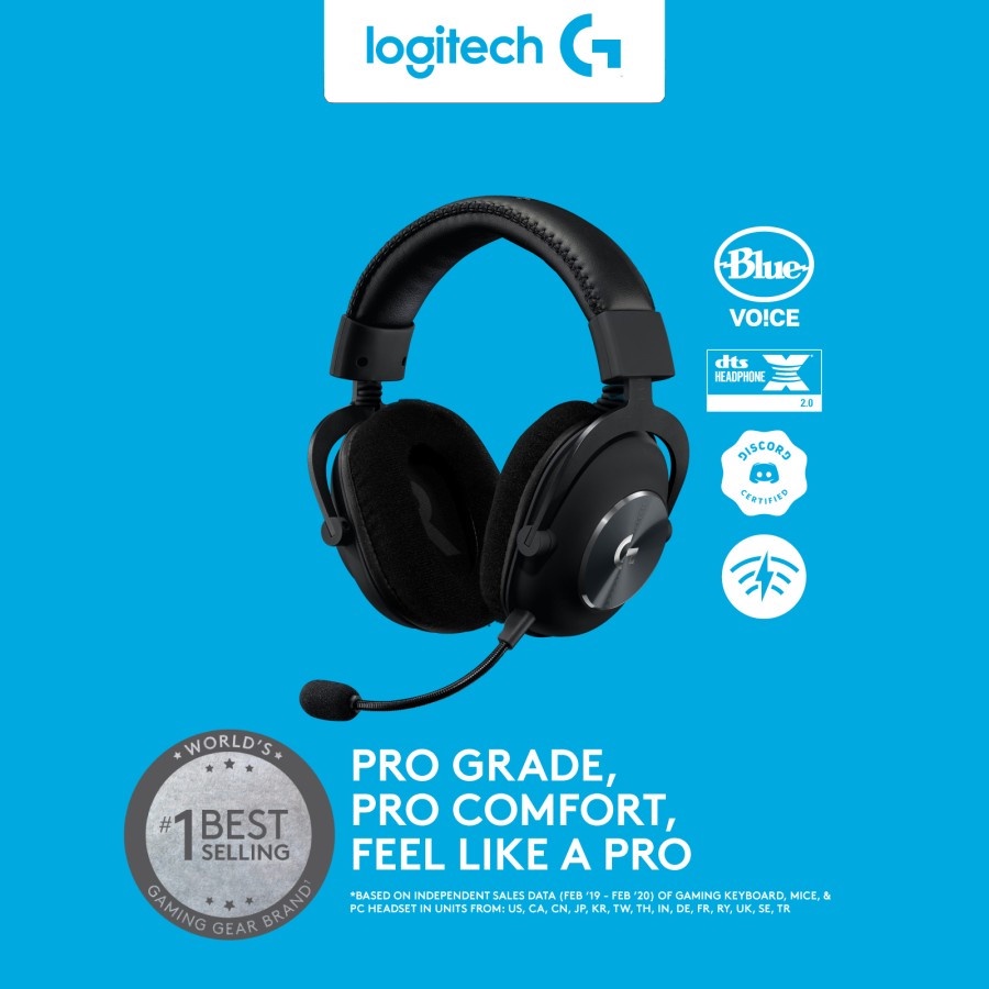 LOGITECH G PRO X WIRELESS LIGHTSPEED GAMING HEADSET GPRO X G PROX