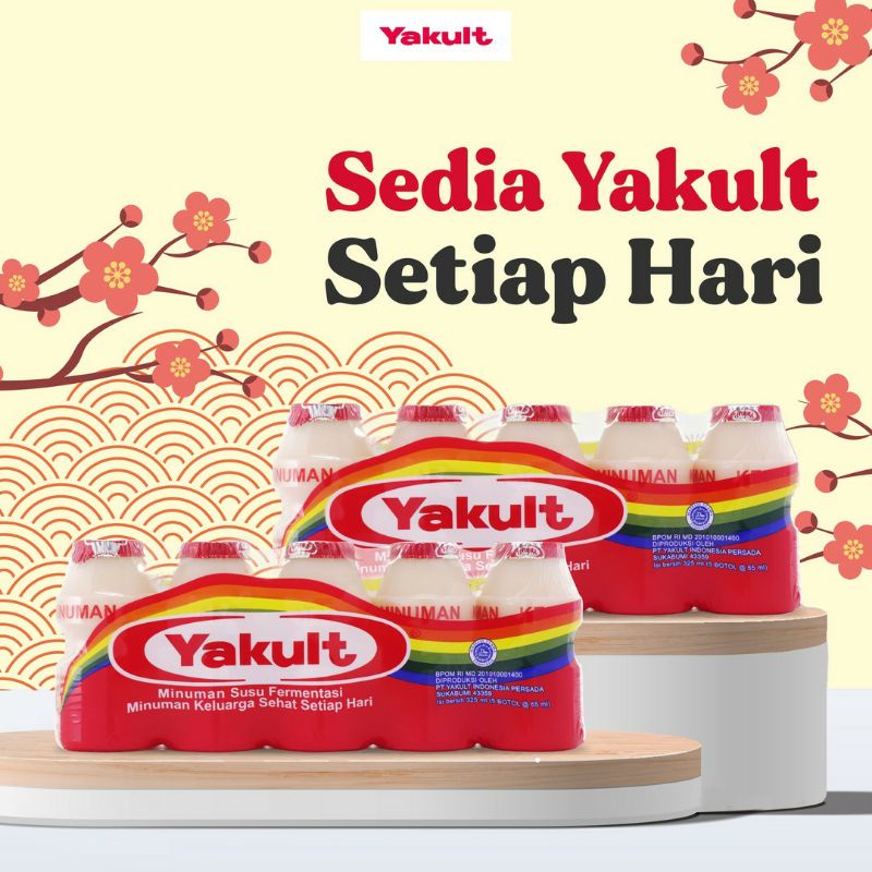 Yakult per pack isi 5 botol