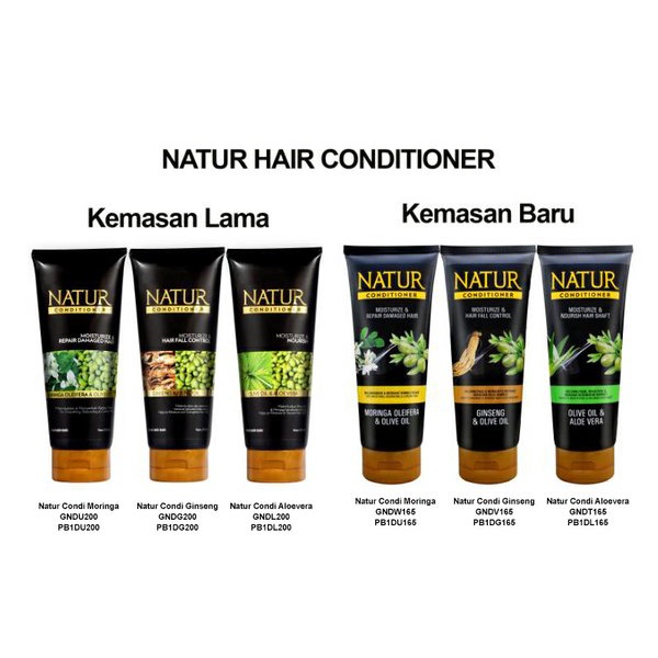 Natur Conditioner Gingseng Natur Conditioner Aloe Vera Natur Conditioner Moringa Original Termurah