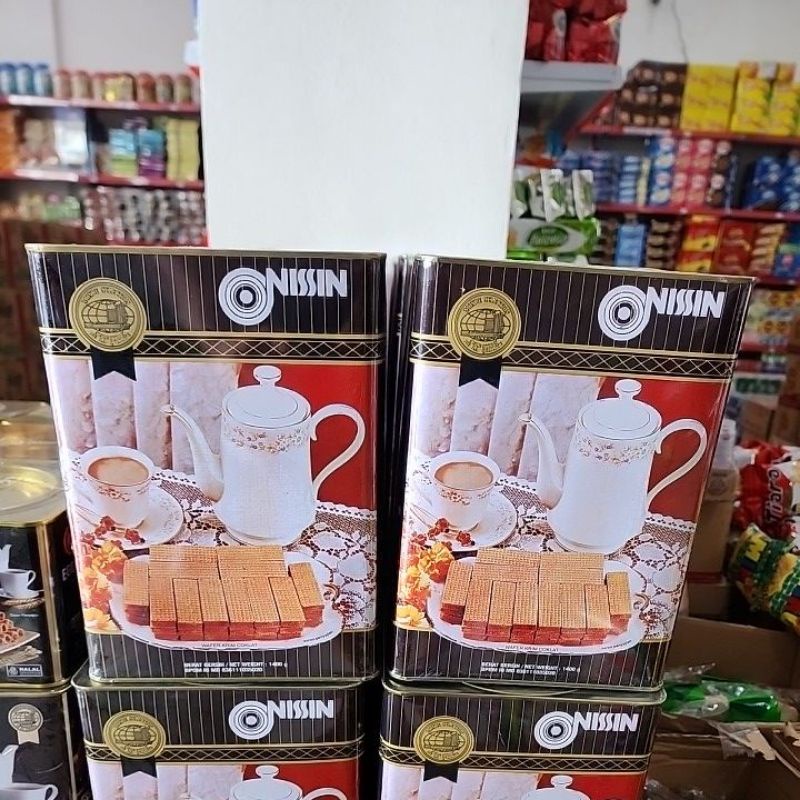 (FreeOngkir) Nissin Wafer Kaleng 1.4 Kg Halal Terpopuler