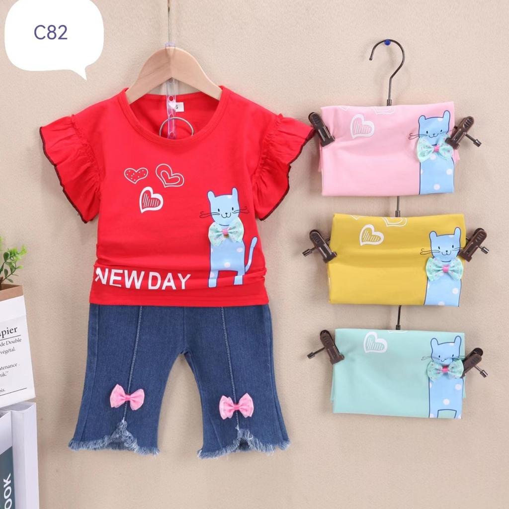 SETELAN ANAK CEWEK JEANS IMPORT / SETELAN ANAK PEREMPUAN