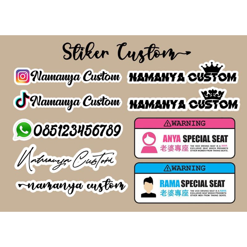 

STIKER CUSTOM