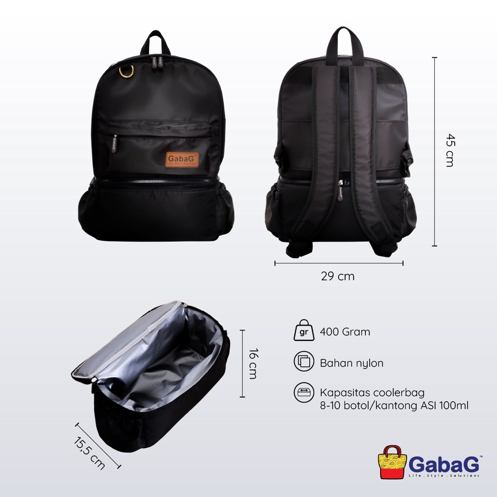 GABAG - COOLER BAG - THERMAL BAG - BACKPACK EXECUTIVE AQILA