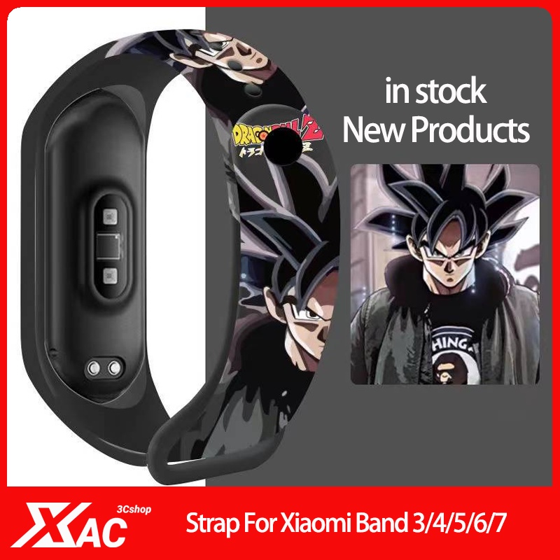 Xiaomi Mi Band 7 Silicone Band Strap for Miband 6 Cartoon Printing Strap for Xiaomi Mi Band 7 6 5 4 3 Wristband xiaomi band 5 xiaomi band 4