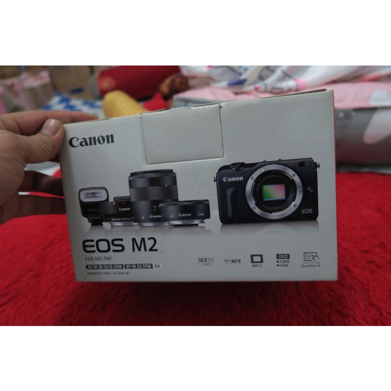 Box Canon EOS M2 - Kardus Kamera
