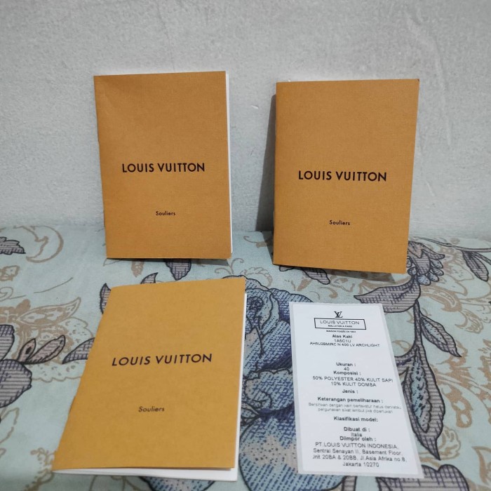 Jual LV louis vuitton bill original / receipt invoice struk belanja -  Jakarta Barat - Second Hand Shop 228