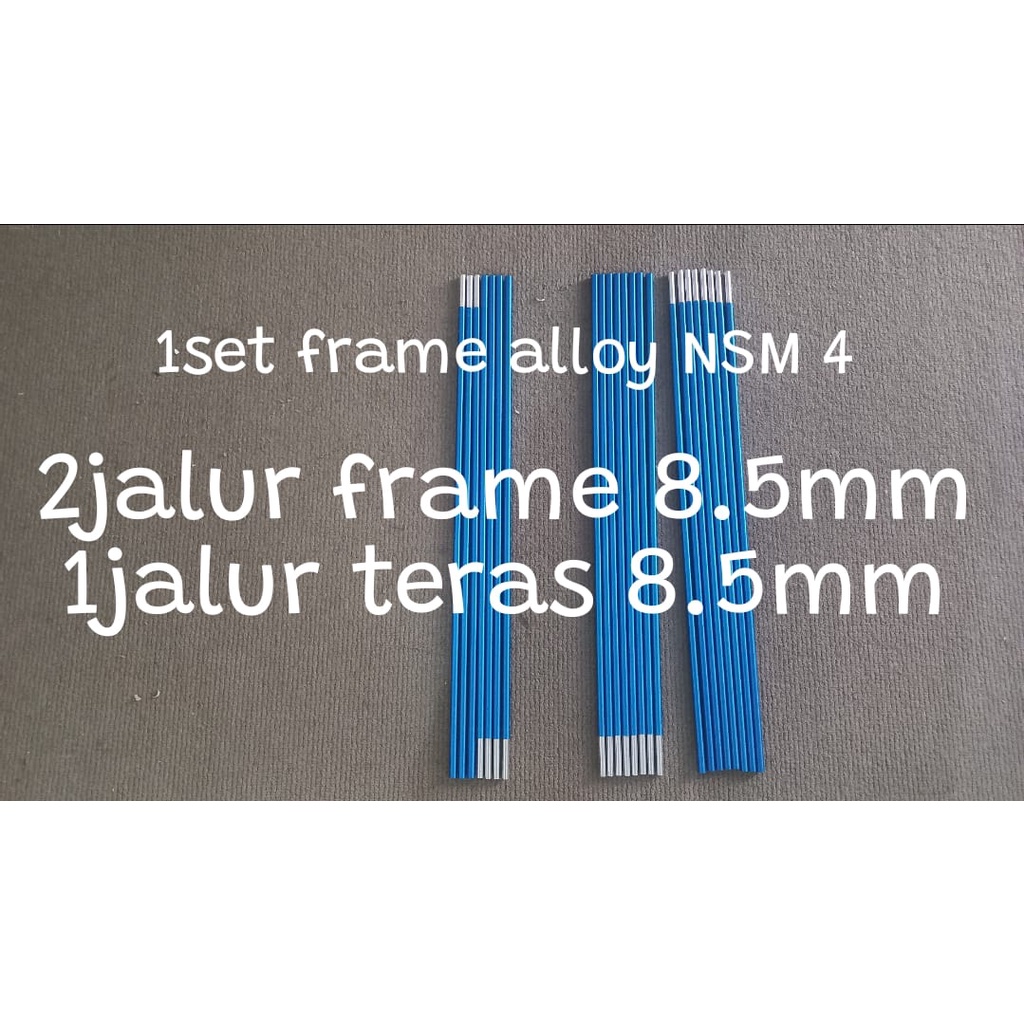 1 SET FRAME ALLOY NSM 4 GREAT OUTDOOR ORIGINAL TENDAKI