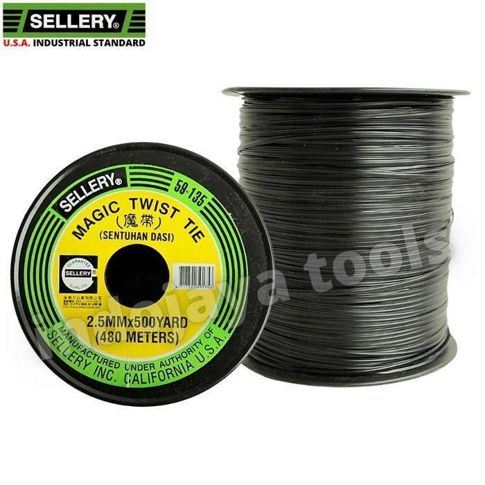 

Terlaris Kawat Pengikat Kabel Serbaguna Magic Twist Tie 2,5Mm Sellery