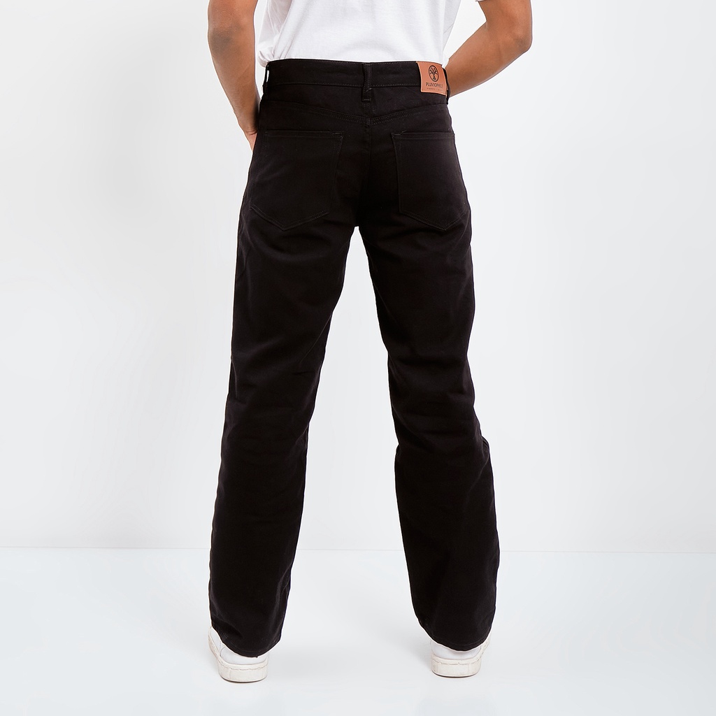 Pluviophile - Chino Basic Reguler celana chino standar -Black