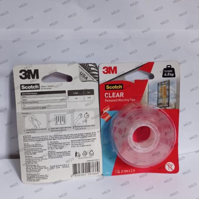

Double Tape 3M Mounting VHB 4010 Clear 21mm 2m sal01