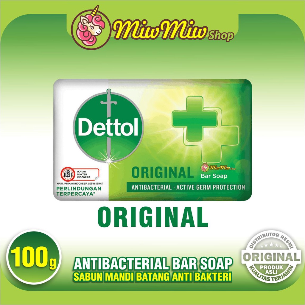 DETTOL Antibacterial Bar Soap (Sabun Mandi Batang Anti Bakteri)