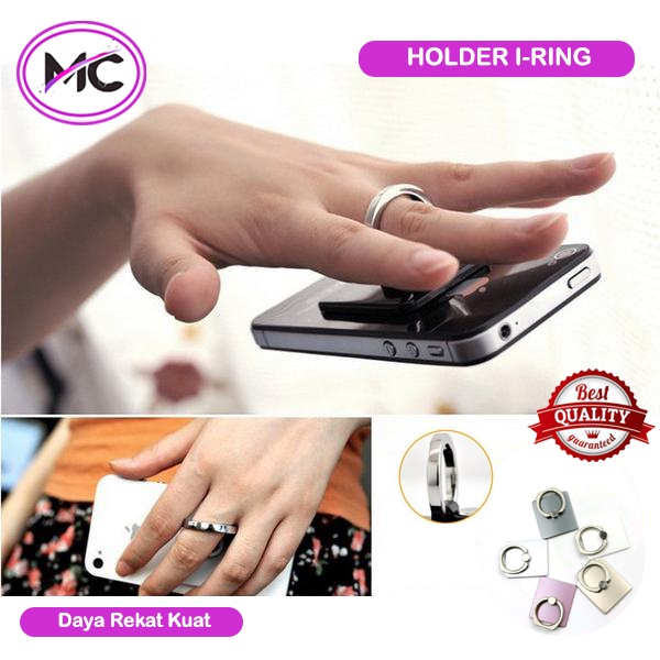 Iring Hp Smartphone Ipad Tab Android Iphone Ring Stand Holder Xiaomi Oppo Samsung Realme Vivo dll