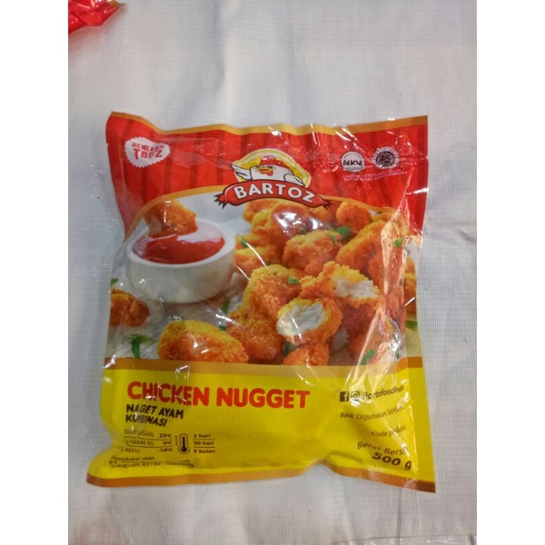

Bartoz chicken naget 500gr/naget frozen