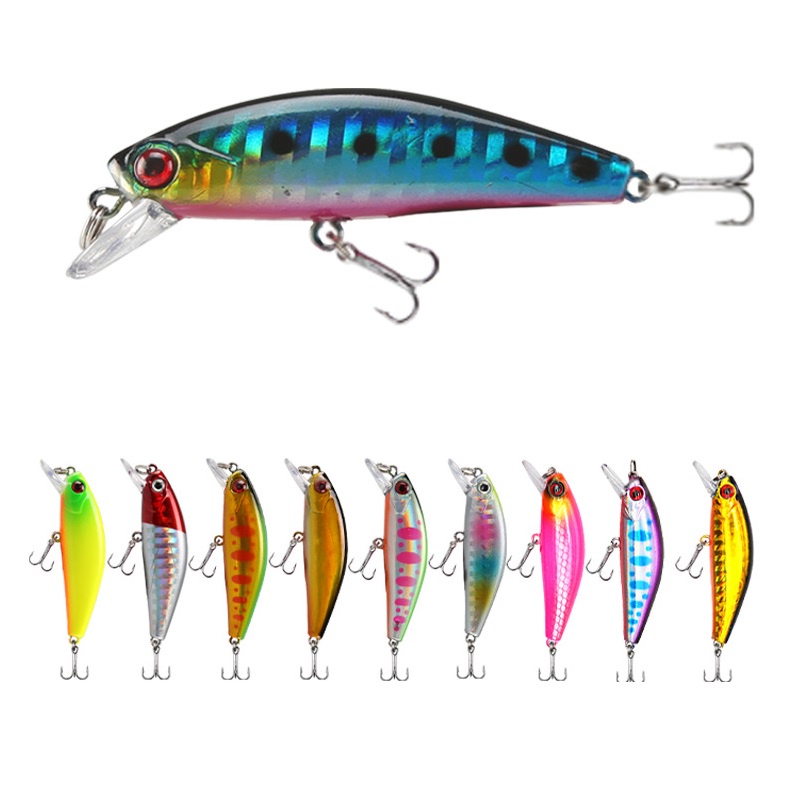 Umpan Pancing Minnow Sinking Minnow Lure 5.5cm 6.7g