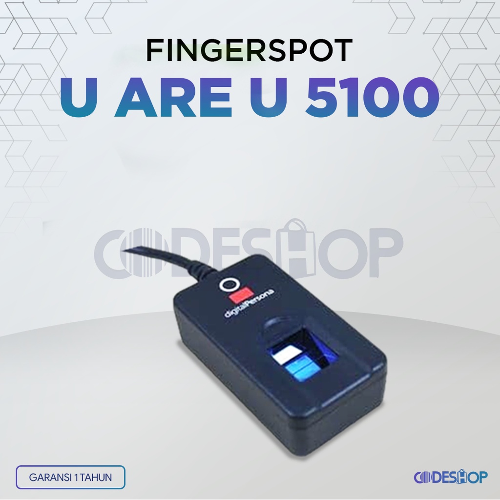 Mesin Absensi Sidik Jari Fingerspot U Are U 5100 Digital Persona Fastcode