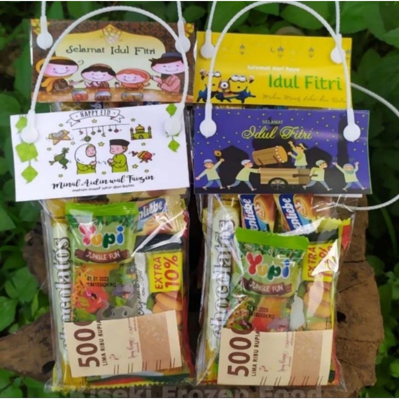 

TAS PLASTIK SNACK LEBARAN IDUL FITRI 1 PACK ISI 10 PCS | PLASTIK THR | SOUVENIR