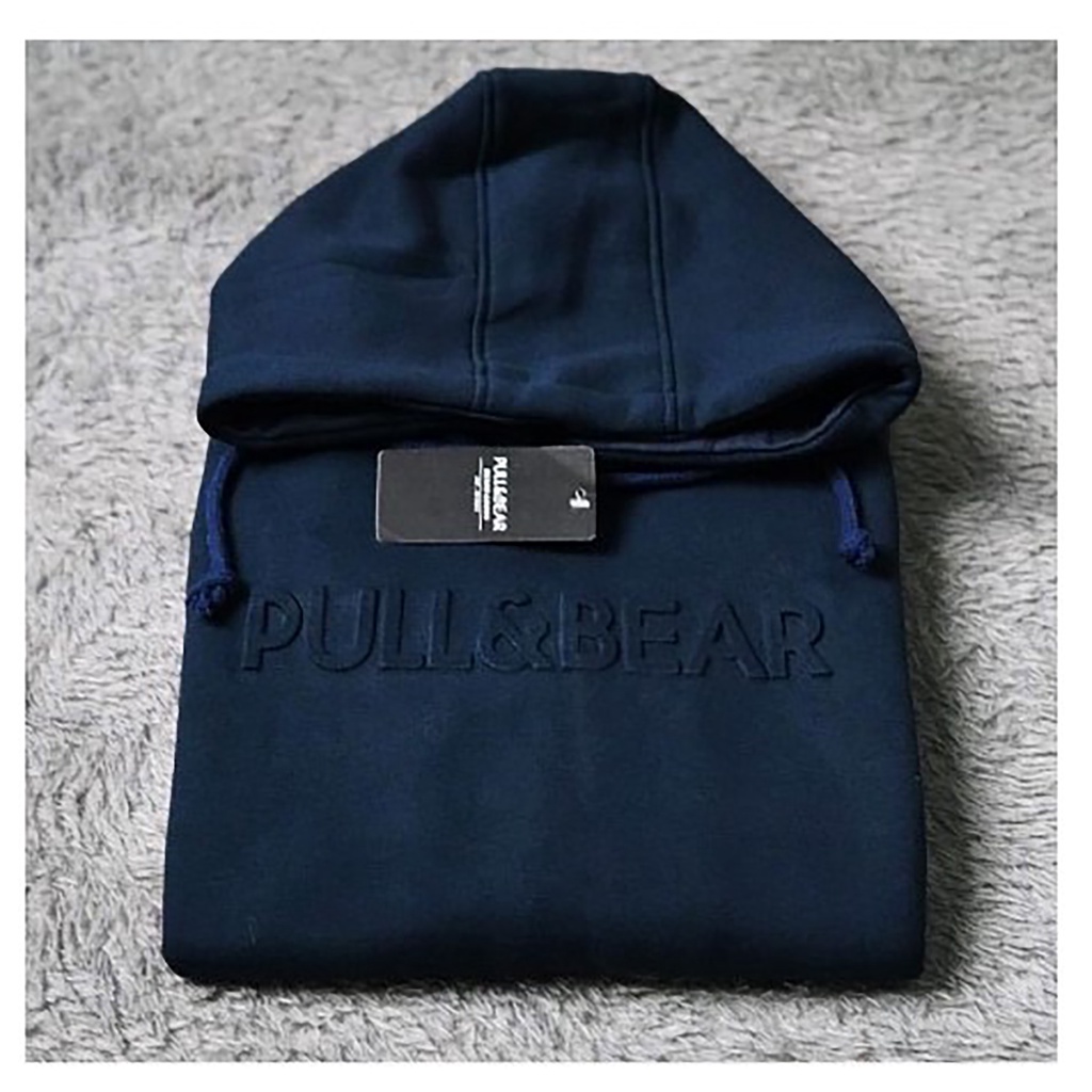 SWEATER HOODIE PULL AND BEAR JAKET PULOVER EMBOSSED 3D FONT TIMBUL