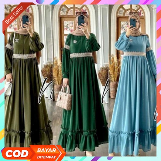 Gamis Dewasa Elegan Games Lebaran 2023 Model Terbaru Longdres Wanita Simpel Games2021 Seragam Abaya Turkey Maxidres Import Bahan Adem Midi Dress Pesta Premium Kaftan Fashionmuslim Modern Baju Muslim Remaja Kekinian Games Ninada Dress Dress Wanita Kekinia