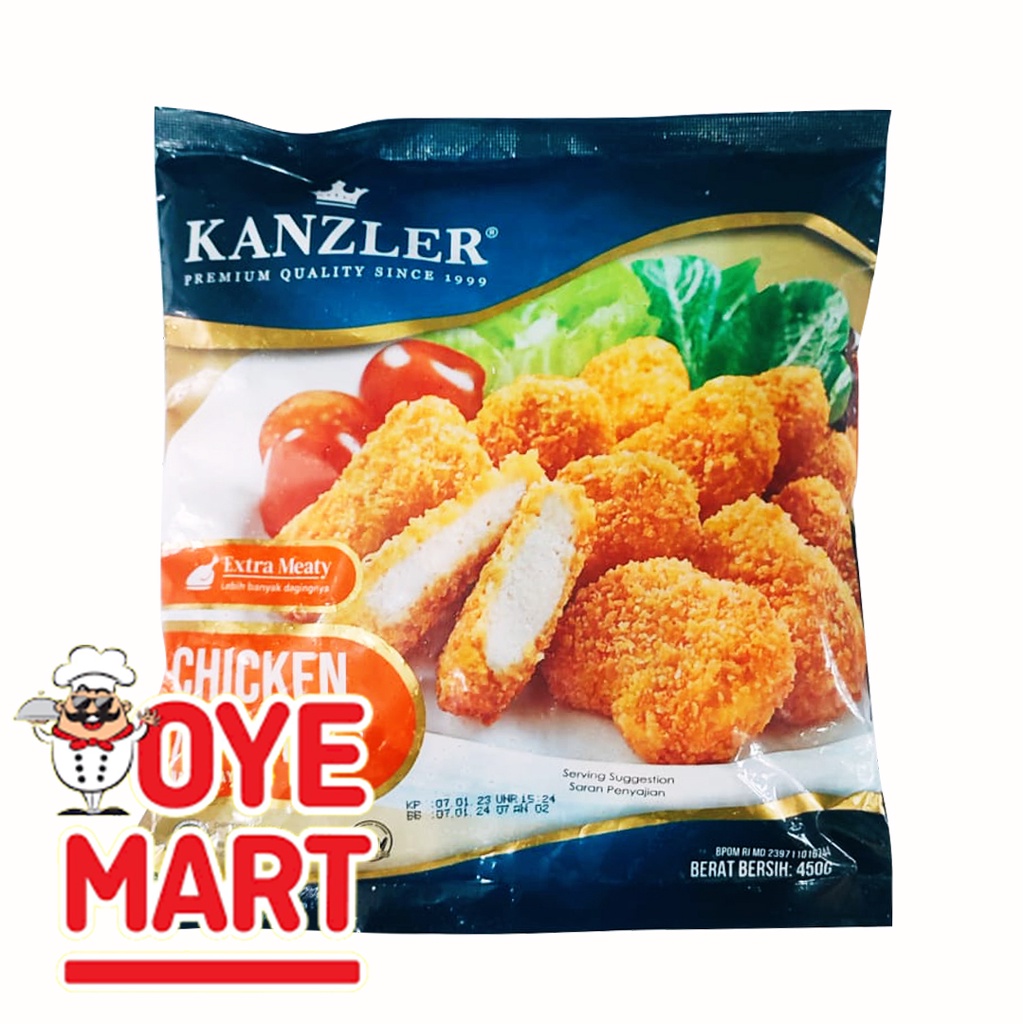 KANZLER CHICKEN NUGGET 450GR NAGET AYAM