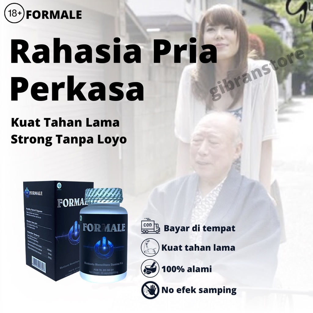 Obat Kuat Pria Tahan Lama Herbal Alami Mani Encer Lemah Syahwat Ejakulasi Dini Formale BPOM HA