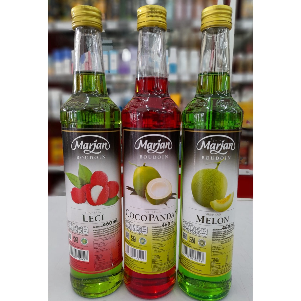 

Sirup Marjan 460Ml (Cocopandan / Melon / Leci)