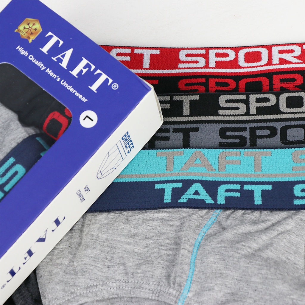Taft - 3pcs Celana Dalam Pria Segitiga Cd Cowok Karet TM 5113 thumbnail 4