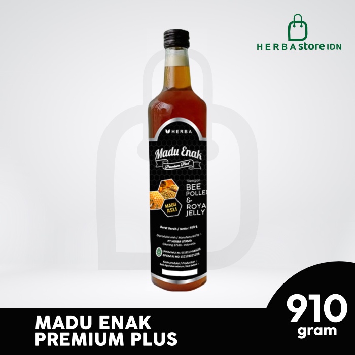 

Madu Enak PREMIUM PLUS 910g Mengandung Bee Pollen dan Royal Jelly