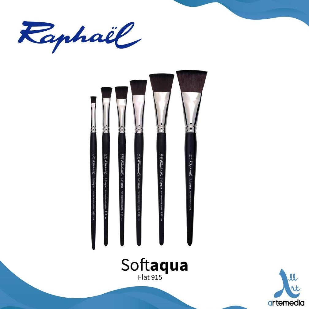 

Kuas Lukis Raphael 915 Flat Softaqua Synthetic Brush Short Handle