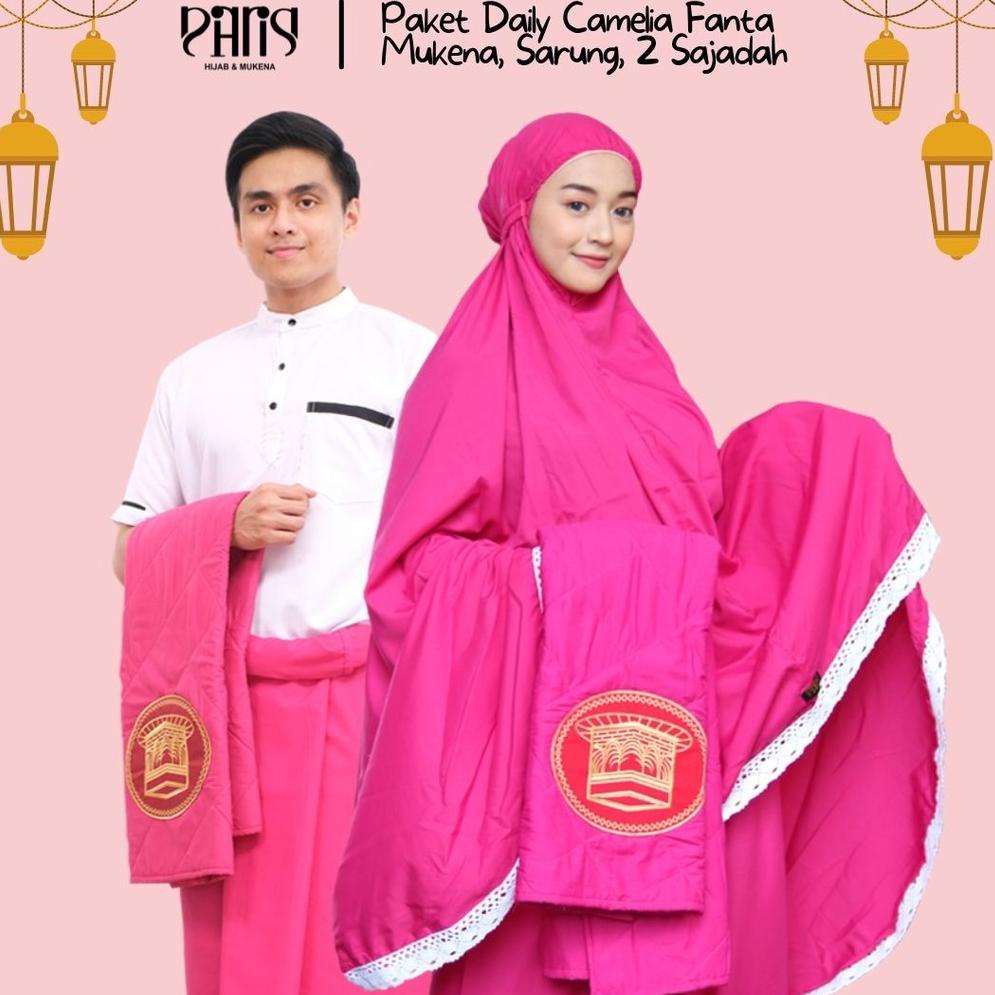 MUKENA TRAVEL DEWASA TERBARU 2022 free pouch jadi sajadah mini by daily parisku [OSB.11Ma23ᴮ]