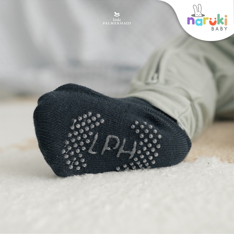 Little Palmerhaus Basic Short Socks With Antislip (Kaos Kaki Anak)