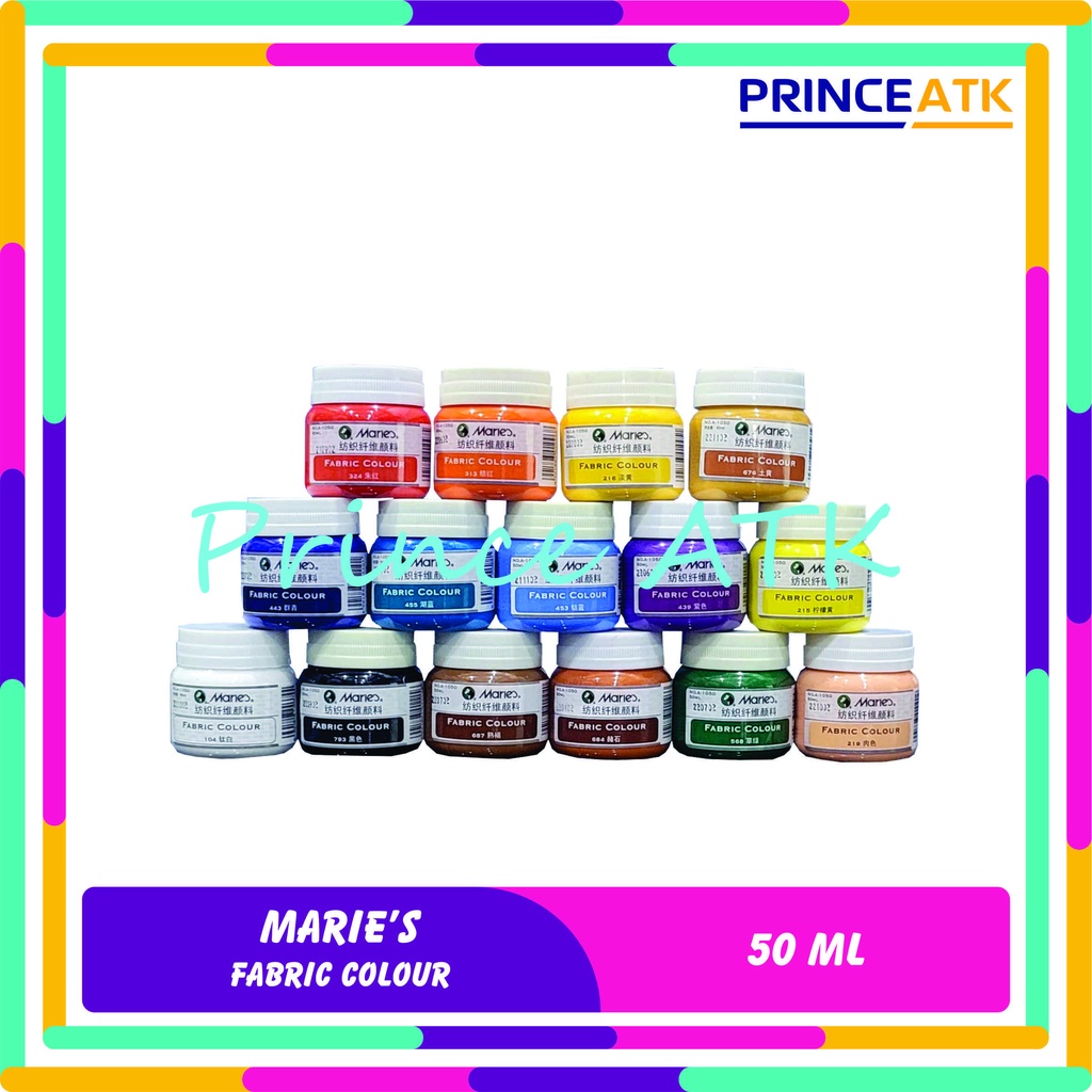 

MARIES FABRIC COLOUR / CAT KAIN / CAT TEXTILE MARIES A-1050 50 ML