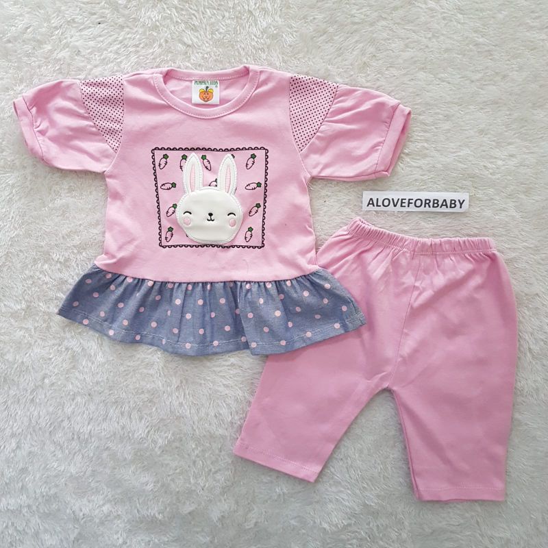 Setelan Bayi Kelinci lucu set