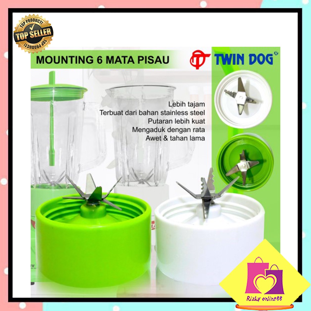 Rizkyonline88 Mounting blender 2 4 6 mata pisau