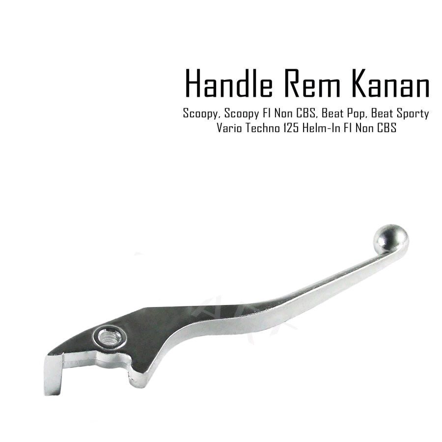 [RNDM] HANDLE / HANDEL / HENDEL / TUAS TANGKAI REM KANAN SCOOPY KARBU / FI INJEKSI 2010 2011 2012 20