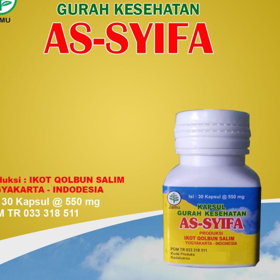 9.9 BRANDS FESTIVAL Kapsul Gurah Fit As-Syifa Obat Gurah Pernafasan Sinusitis ( Batuk, pilek, TBC, a