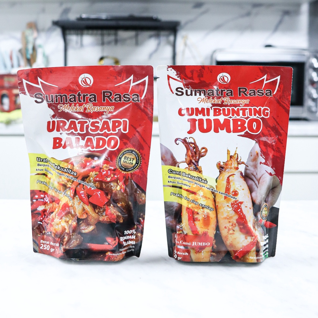 

Paket Duo Maut - Urat Balado plus Cumi Bunting Jumbo