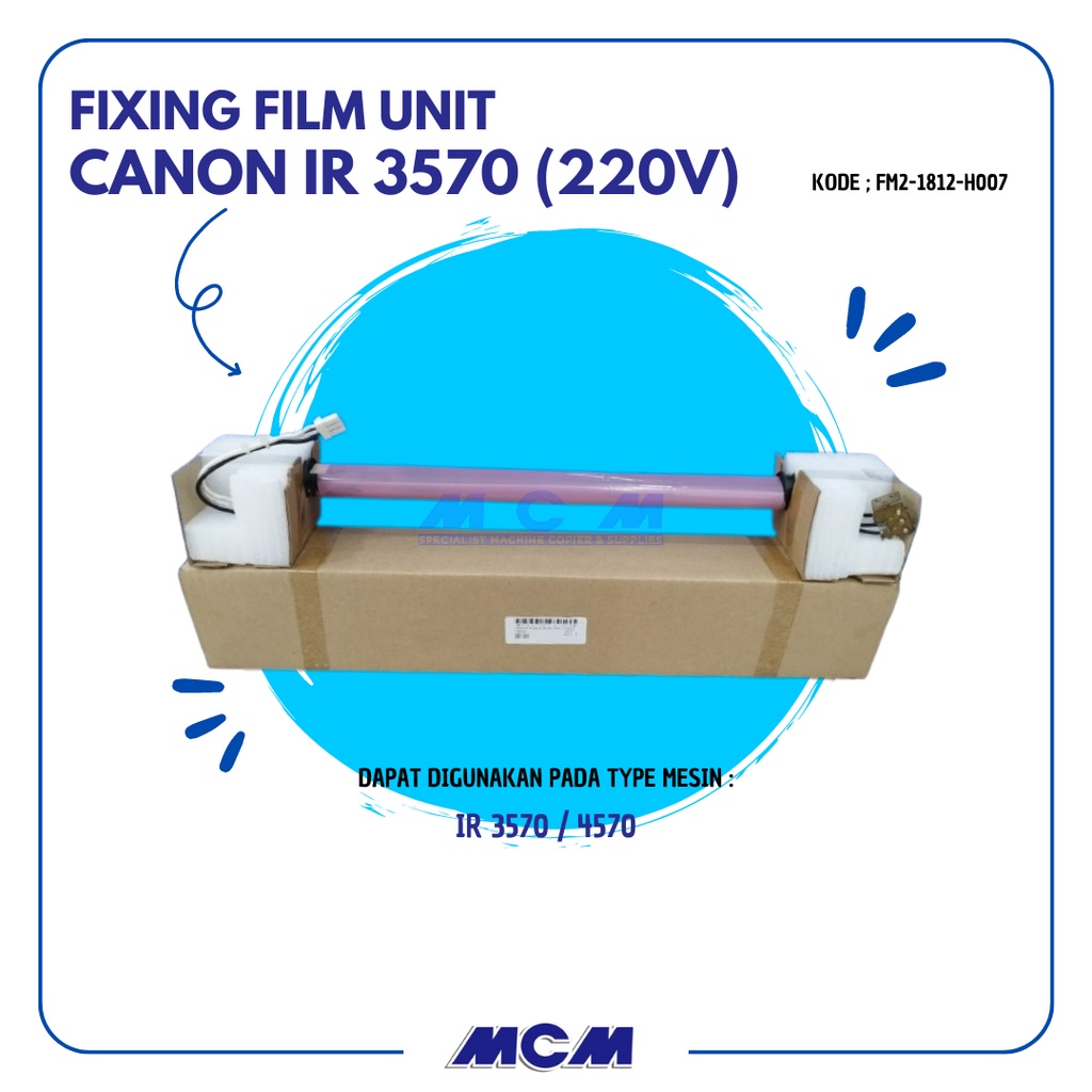 Fixing Film Unit Canon IR3570 IR4570 220 Volt 220v (FM2-1812)