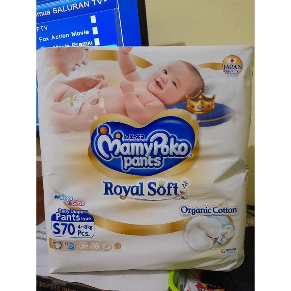 Mamypoko Royal Soft Pants Tipe Celana S46/S70