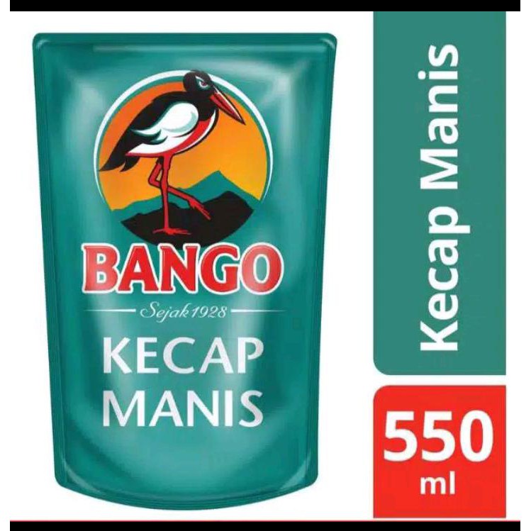 

Kecap Manis Bango refil kemasan 520ml praktis murah grosir