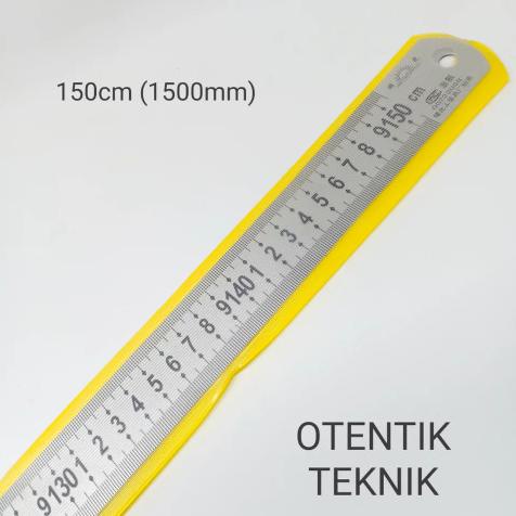 

Penggaris Besi 150 Cm - 1500 Mm - Penggaris 150Cm- Steel Ruler 60 Inch