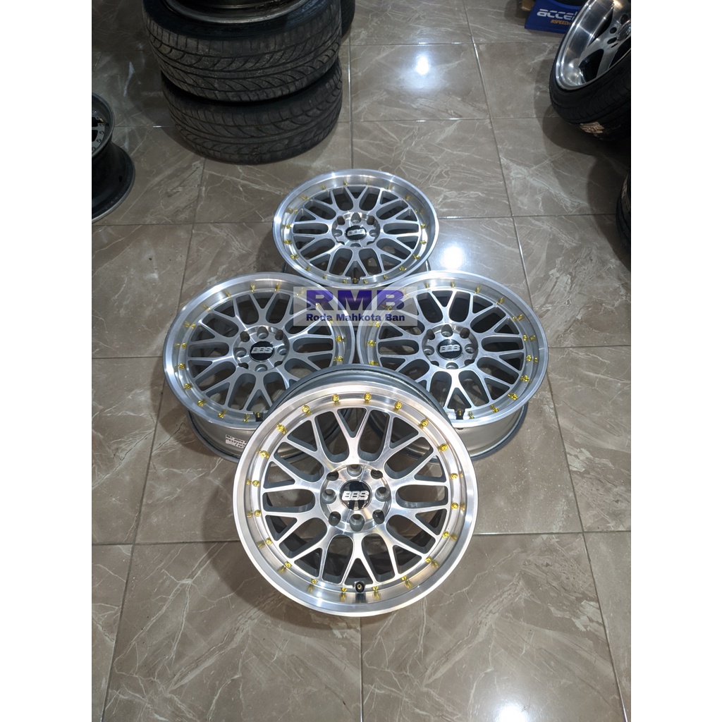 VELG MOBIL BEKAS COPOTAN JAZZ RS MODEL BBS RING 16 COCOK BUAT AVANZA MOBILIO YARIS LIVINA VIOS DLL