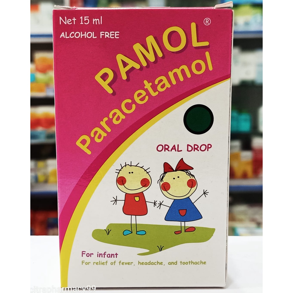 Pamol Drops 15ml - Paracetamol Obat Demam Anak
