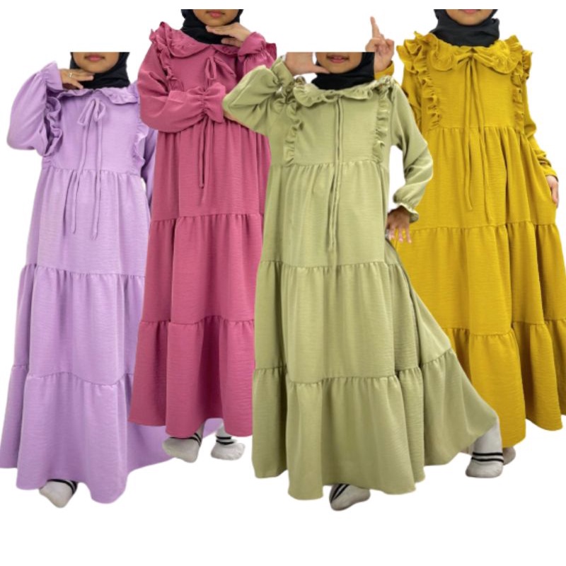 GAMIS ANAK TANGGUNG CRINKLE PREMIUM