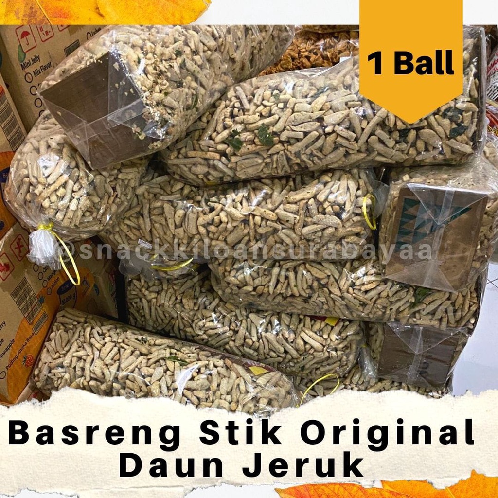 

Basreng Stik Original Daun Jeruk 1 BALL ( 2 KG)/ Snack Kiloan Murah/ MAK E DOR