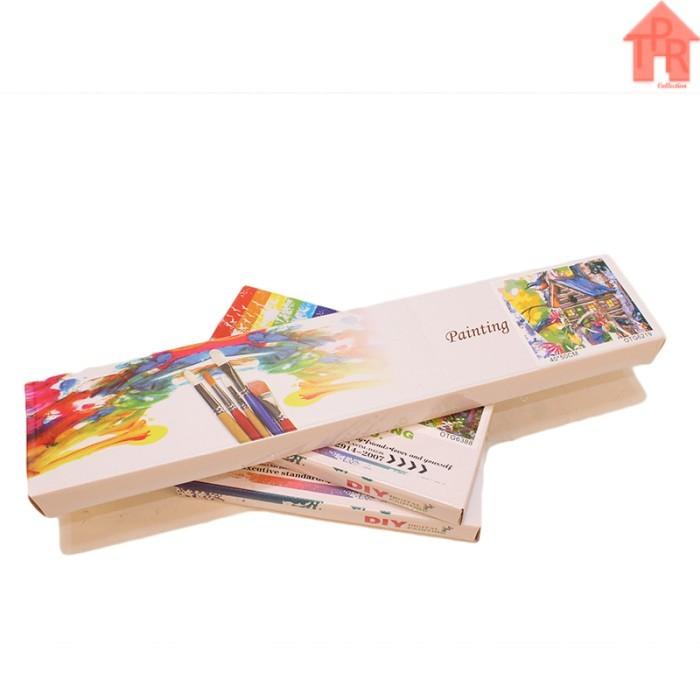 

DIY - Set Melukis / painting by number kit - VILLAGES 40x50cm. part-2