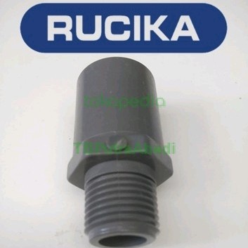 Soket Drat Luar 3/4 Rucika Aw Sambungan Lurus Drat Luar Sdl Paralon
