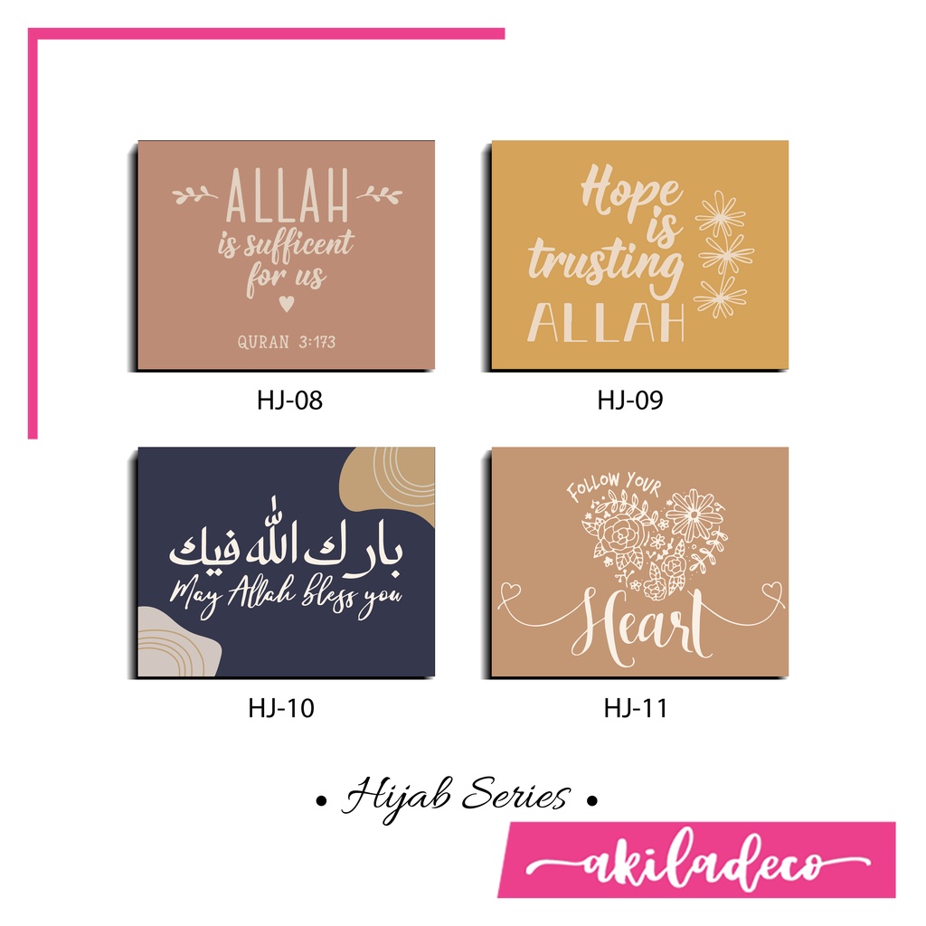 [ Hiasan dinding ] WALLDECOR aesthetic kamar hijab Dekorasi kamar islami Poster aesthetic hiasan ruang tamu